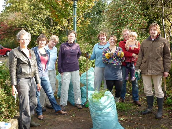 De wiedploeg (grotendeels compleet) in november 2012